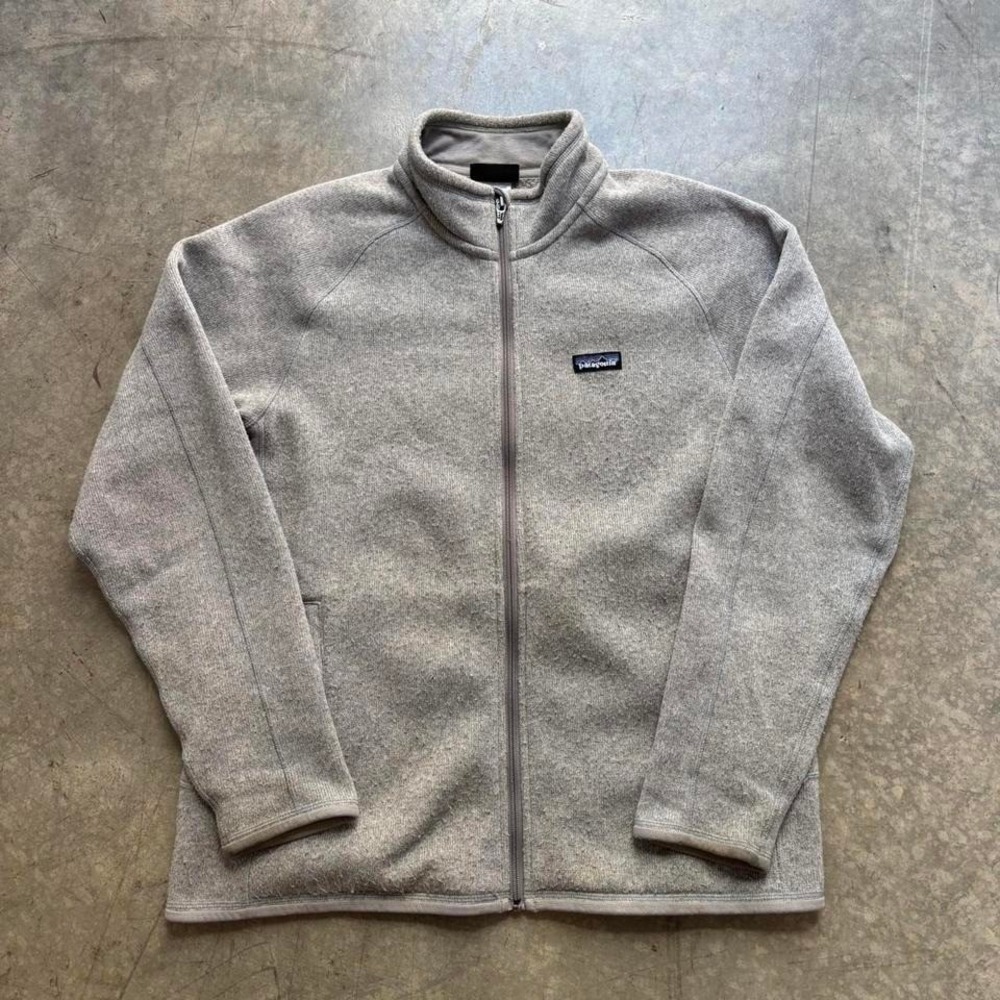 Patagonia Grey Better Sweater Zip Up Size Large
